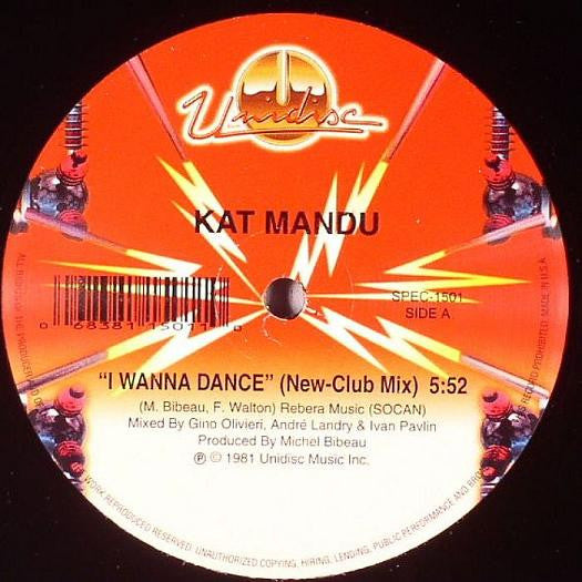 Kat Mandu : I Wanna Dance (12")