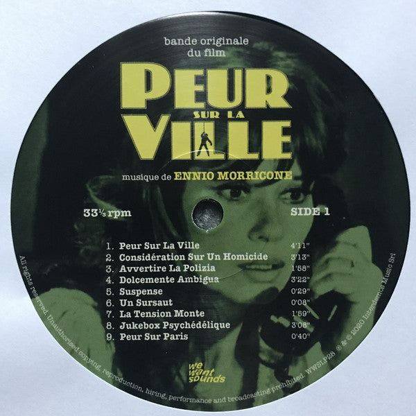 Ennio Morricone ~ Peur Sur La Ville (Vinyl) - Djungel & Jazz