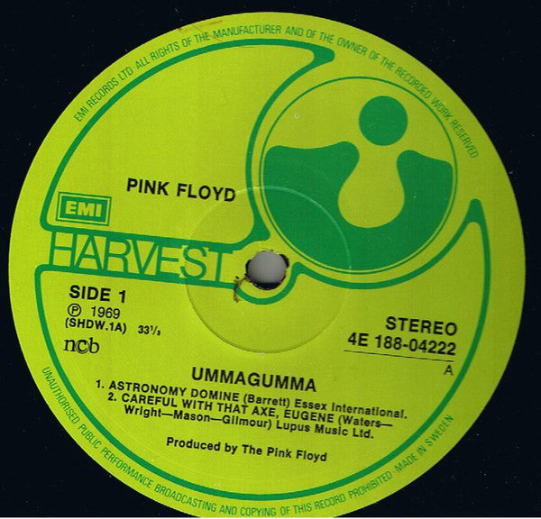 Pink Floyd ~ Ummagumma (Vinyl) - Djungel & Jazz