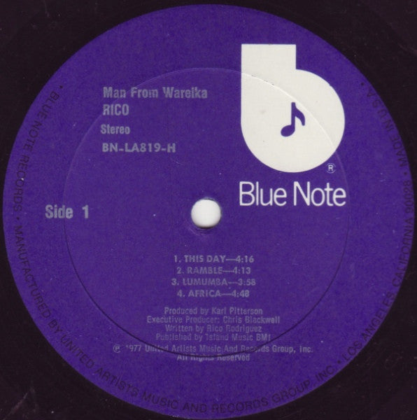 Rico Rodriguez ~ Man From Wareika (Vinyl) - Djungel & Jazz