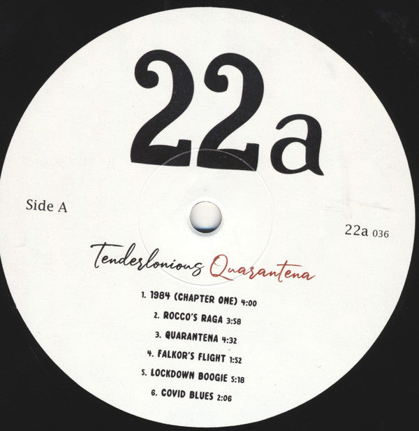 Tenderlonious ~ Quarantena (Vinyl) - Djungel & Jazz