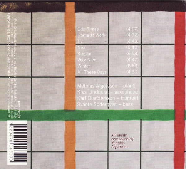 Mathias Algotsson ~ Home At Work (Vinyl) - Djungel & Jazz