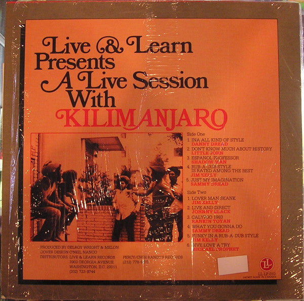 Various : Live & Learn Presents A Live Session With Kilimanjaro (LP)