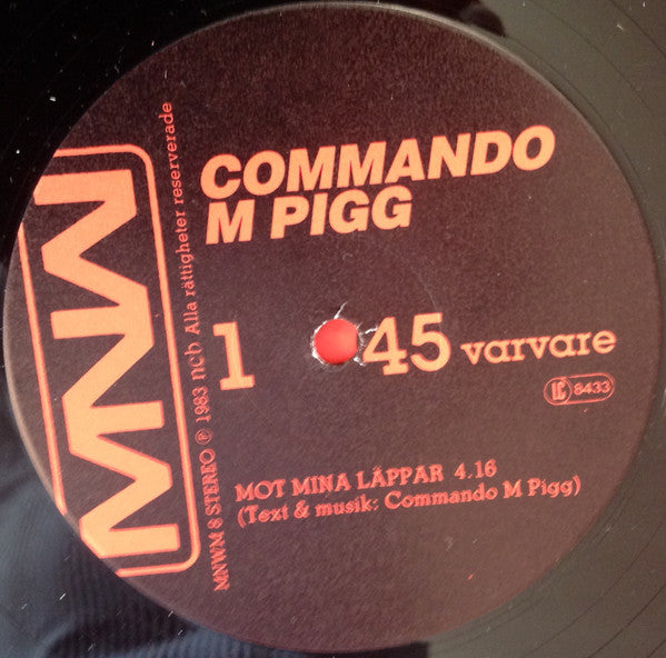 Commando M. Pigg ~ Mot Mina Läppar (Vinyl) - Djungel & Jazz