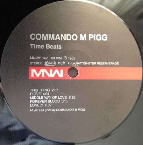 Commando M. Pigg : Time Beats (LP, Album)
