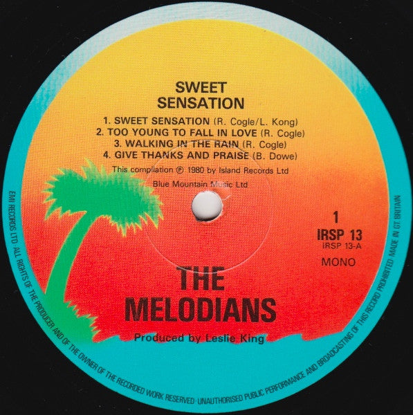 The Melodians ~ Sweet Sensation (Vinyl) - Djungel & Jazz