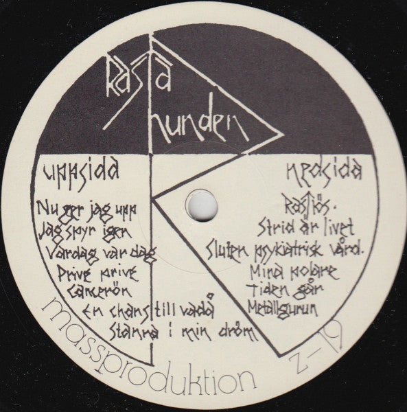 Rasta Hunden : Rasta Hunden (LP, Album, Red)