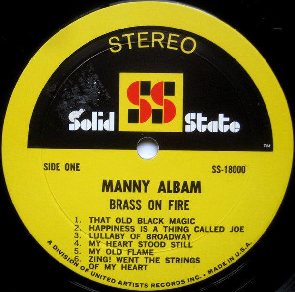 Manny Albam ~ Brass On Fire (Vinyl) - Djungel & Jazz