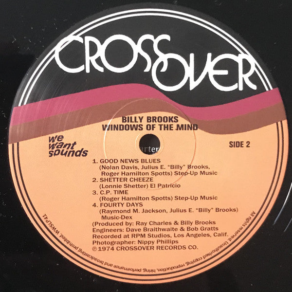 Billy Brooks ~ Windows Of The Mind (Vinyl) - Djungel & Jazz