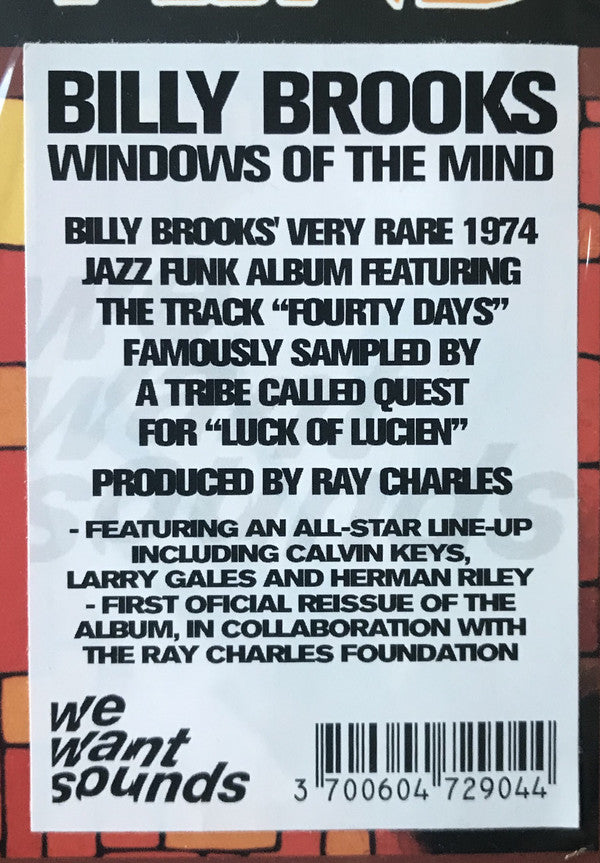 Billy Brooks ~ Windows Of The Mind (Vinyl) - Djungel & Jazz