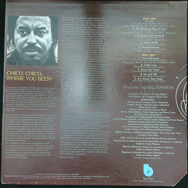 Chico Hamilton : Peregrinations (LP, Album)