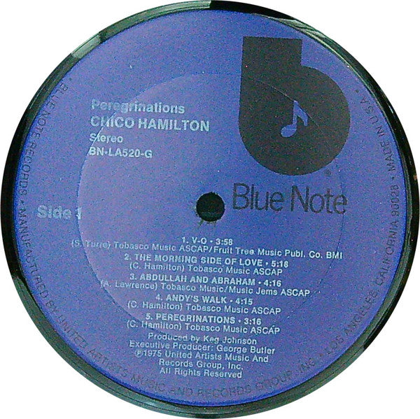 Chico Hamilton : Peregrinations (LP, Album)