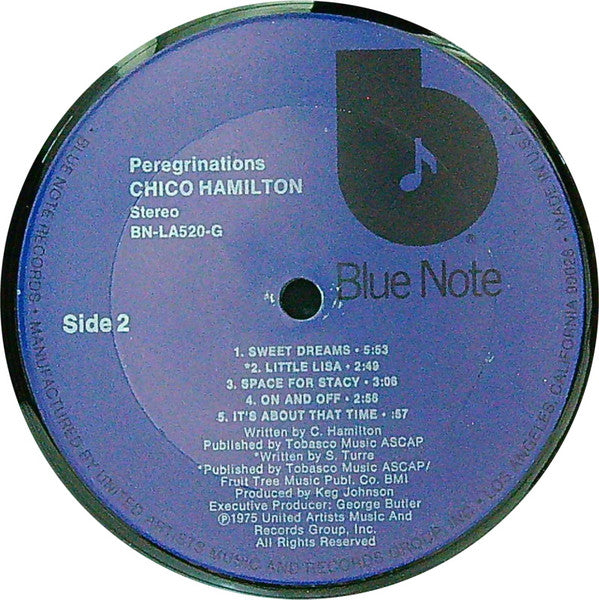 Chico Hamilton : Peregrinations (LP, Album)