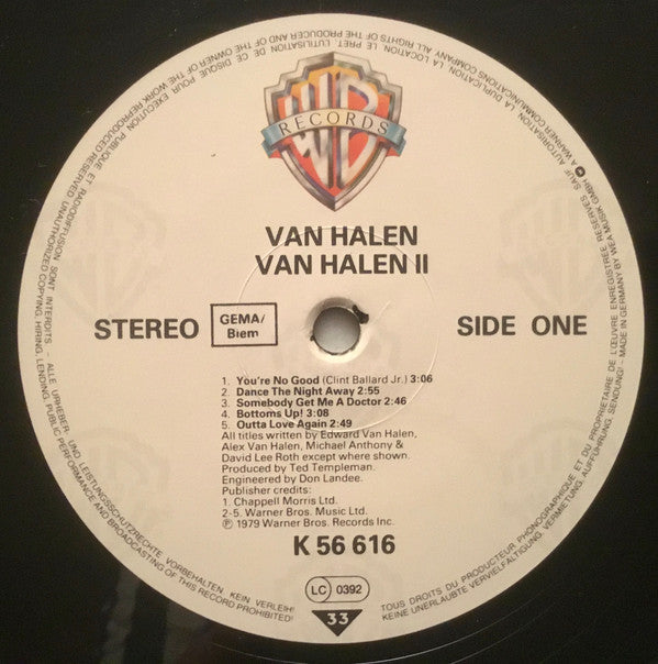 Van Halen ~ Van Halen II (Vinyl) - Djungel & Jazz
