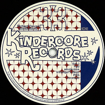 Richard Davies ~ Barbarians (Vinyl) - Djungel & Jazz