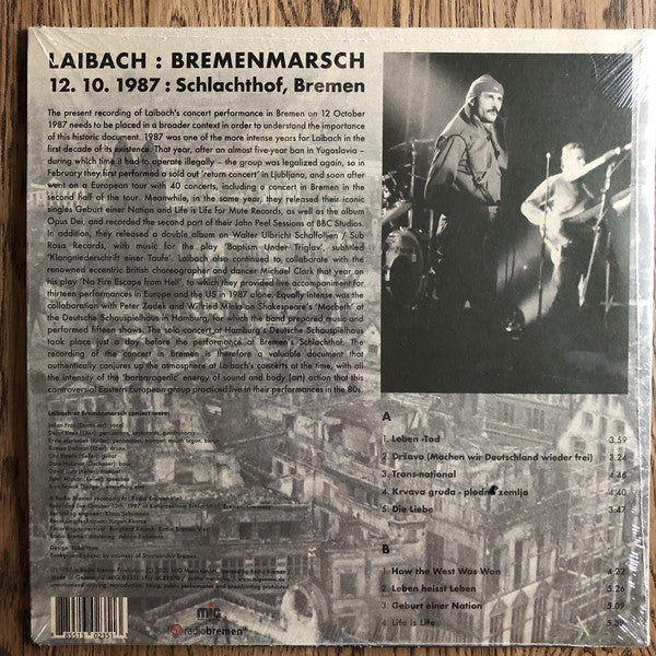 Laibach ~ Bremenmarsch (Live At Schlachthof 12. 10. 1987) (Vinyl) - Djungel & Jazz