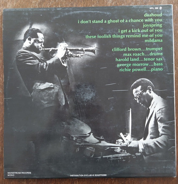 Max Roach - Clifford Brown ~ Daahoud (Vinyl) - Djungel & Jazz