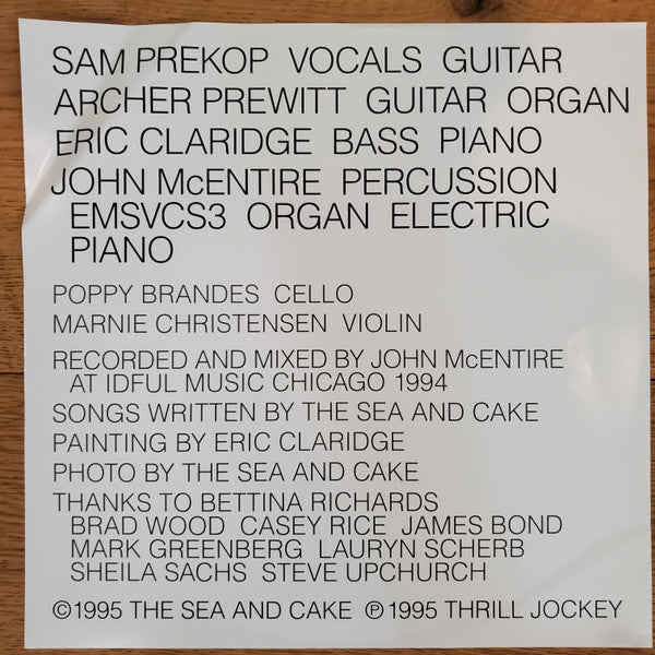 The Sea And Cake ~ Nassau (Vinyl) - Djungel & Jazz