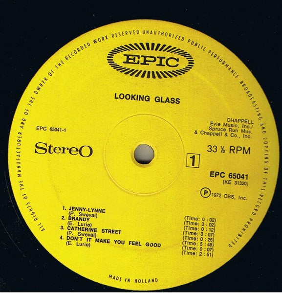 Looking Glass ~ Looking Glass (Vinyl) - Djungel & Jazz