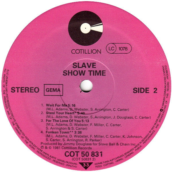 Slave : Show Time (LP, Album)