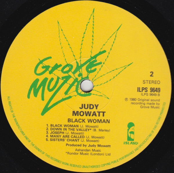 Judy Mowatt ~ Black Woman (Vinyl) - Djungel & Jazz