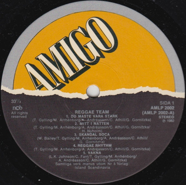 Reggae Team : Reggae Team (LP, Album)