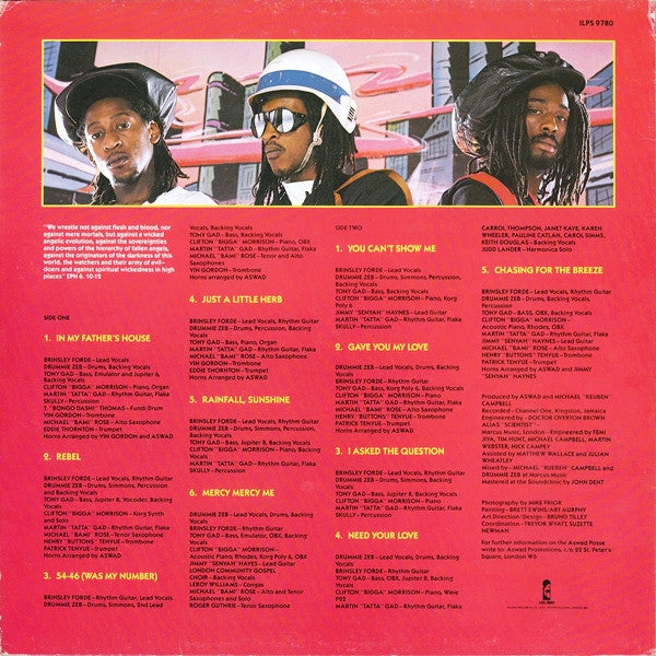 Aswad : Rebel Souls (LP, Album)