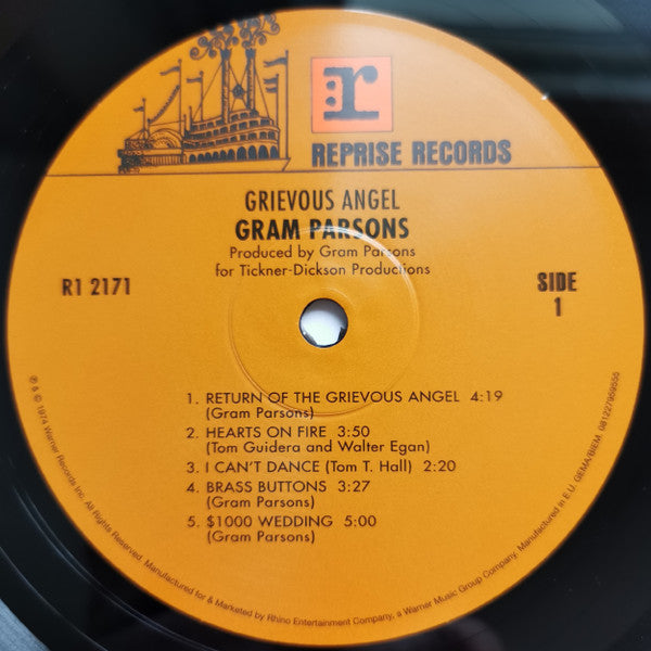 Gram Parsons ~ Grievous Angel (Vinyl) - Djungel & Jazz