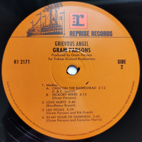 Gram Parsons ~ Grievous Angel (Vinyl) - Djungel & Jazz