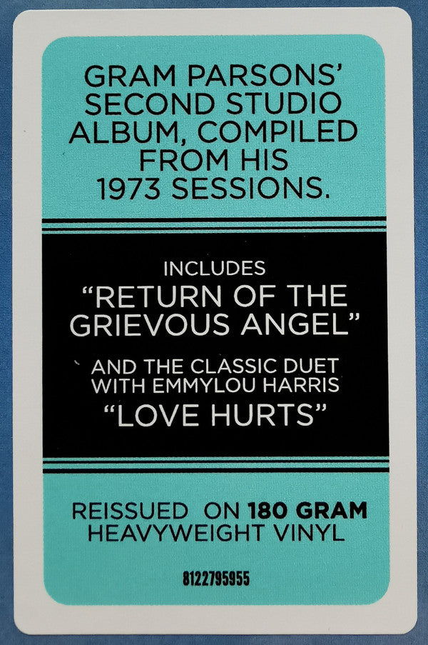 Gram Parsons ~ Grievous Angel (Vinyl) - Djungel & Jazz