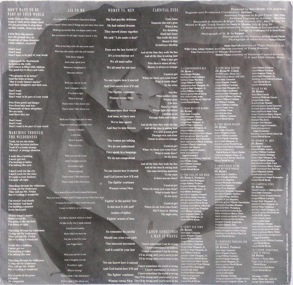 David Byrne ~ Rei Momo (Vinyl) - Djungel & Jazz