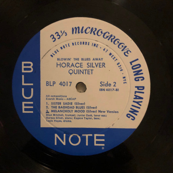 The Horace Silver Quintet & The Horace Silver Trio ~ Blowin' The Blues Away (Vinyl) - Djungel & Jazz