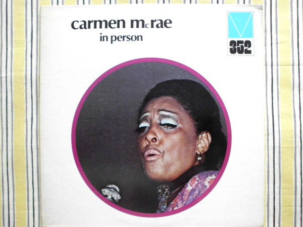Carmen McRae ~ In Person (Vinyl) - Djungel & Jazz