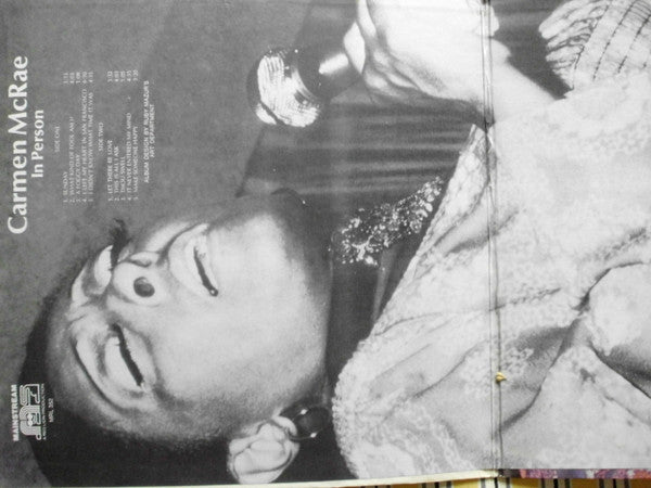 Carmen McRae ~ In Person (Vinyl) - Djungel & Jazz