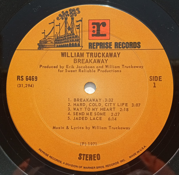 William Truckaway ~ Breakaway (Vinyl) - Djungel & Jazz