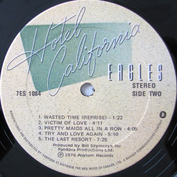 Eagles ~ Hotel California (Vinyl) - Djungel & Jazz
