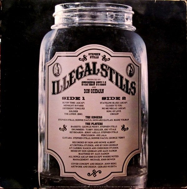 Stephen Stills ~ Illegal Stills (Vinyl) - Djungel & Jazz