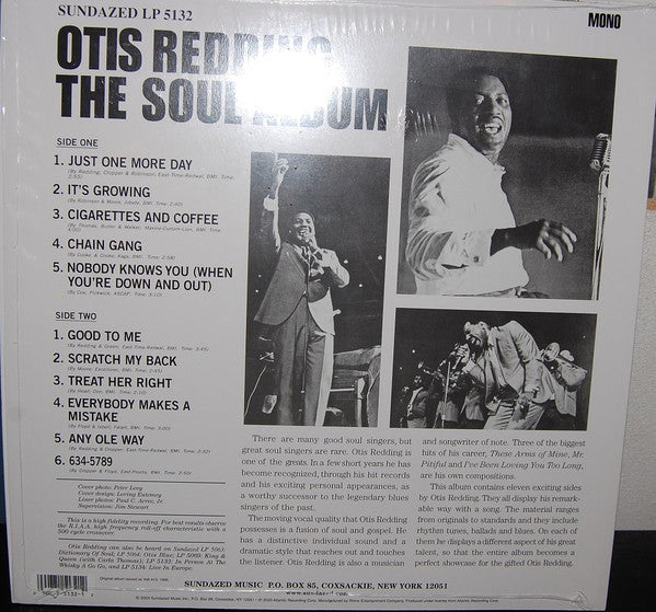 Otis Redding ~ The Soul Album (Vinyl) - Djungel & Jazz