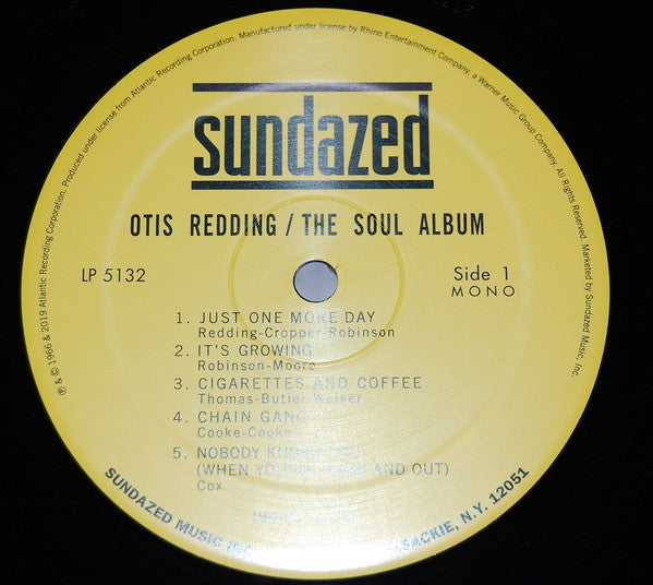Otis Redding ~ The Soul Album (Vinyl) - Djungel & Jazz