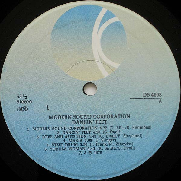 Modern Sound Corporation ~ Dancin' Feet (Vinyl) - Djungel & Jazz