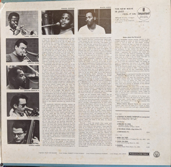 Archie Shepp : Mama Too Tight (LP, Album, RE)