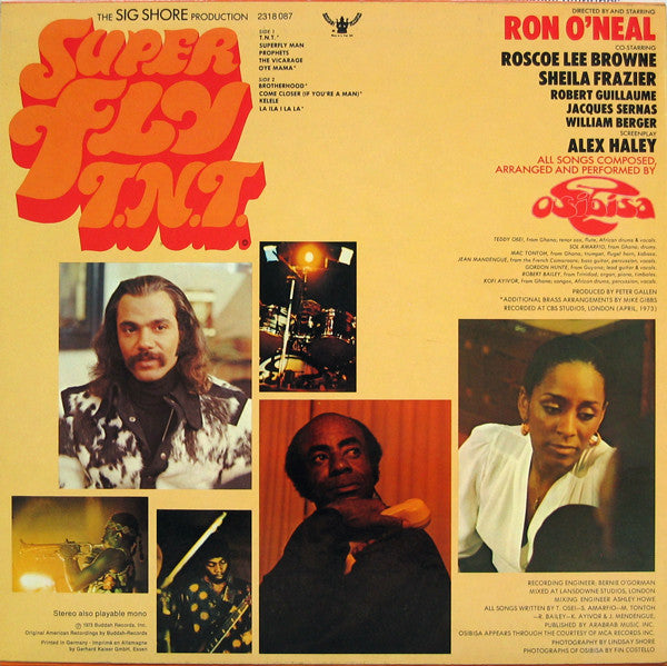 Osibisa ~ Super Fly T.N.T. (Original Motion Picture Soundtrack) (Vinyl) - Djungel & Jazz