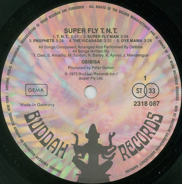 Osibisa ~ Super Fly T.N.T. (Original Motion Picture Soundtrack) (Vinyl) - Djungel & Jazz
