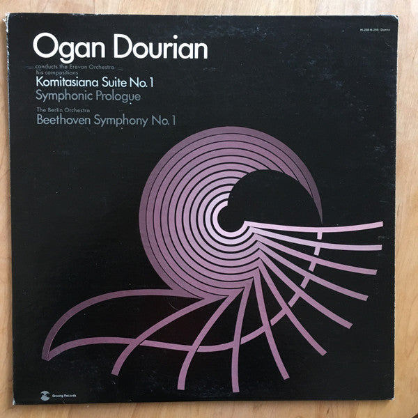 Оган Дурян, Armenian Philharmonic Orchestra, The Berlin Orchestra , Ludwig van Beethoven ~ Komitasiana Suite No.1 / Symphonic Prologue / Symphony No.1 (Vinyl) - Djungel & Jazz