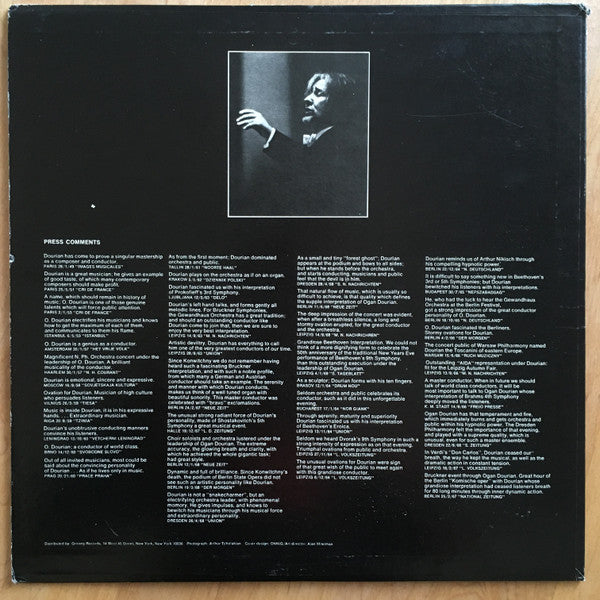 Оган Дурян, Armenian Philharmonic Orchestra, The Berlin Orchestra , Ludwig van Beethoven ~ Komitasiana Suite No.1 / Symphonic Prologue / Symphony No.1 (Vinyl) - Djungel & Jazz