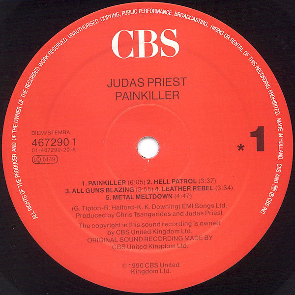 Judas Priest : Painkiller (LP, Album)