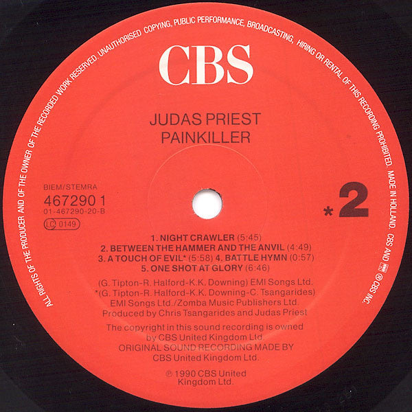 Judas Priest : Painkiller (LP, Album)