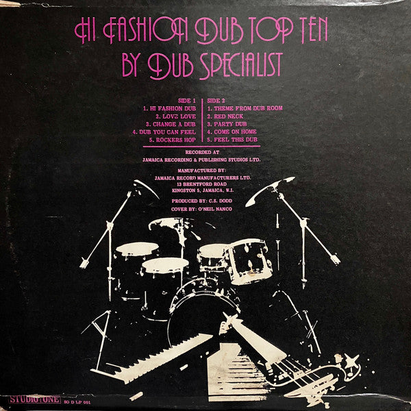 Dub Specialist : Hi Fashion Dub Top Ten (LP)