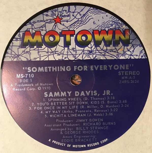 Sammy Davis Jr. ~ Something For Everyone (Vinyl) - Djungel & Jazz