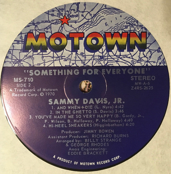 Sammy Davis Jr. ~ Something For Everyone (Vinyl) - Djungel & Jazz